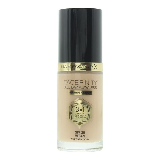 Max Factor Face Finity All Day Flawless 3 In 1 Foundation 30ml - W44 Warm Ivory
