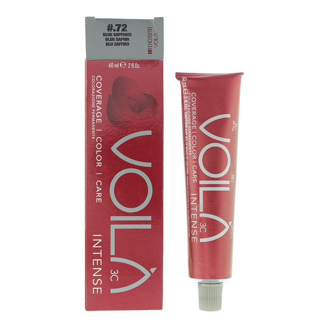 Intercosmo VoilÃ  3C Intense #.72 Blue Sapphire Hair Colour 60ml