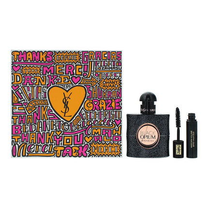 Yves Saint Laurent Black Opium 2 Piece Eau De Parfum 30ml Gift Set