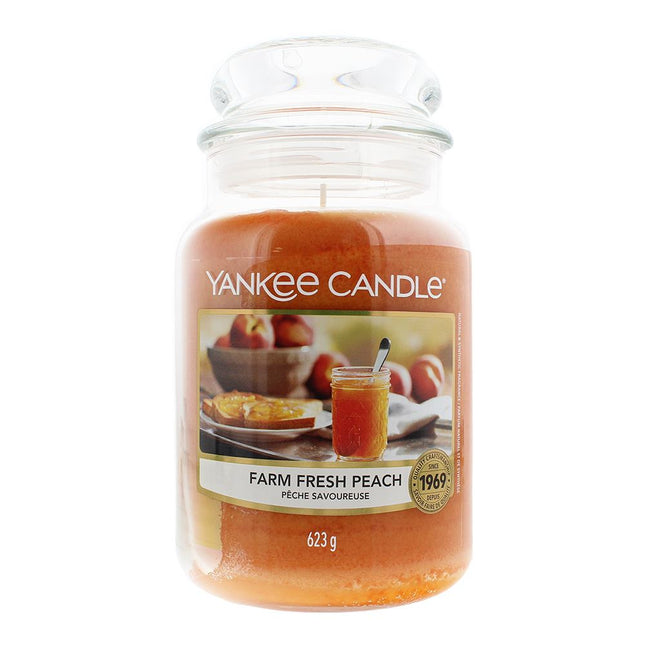 Yankee Candle Large Jar 623g - Farm Fresh Peach