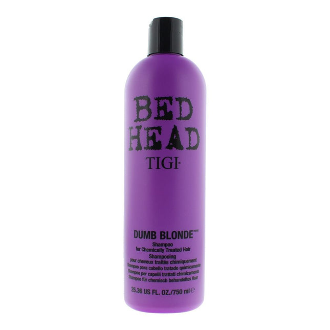 TIGI Bed Head Dumb Blonde Shampoo 750ml For Chemically Treated Hair