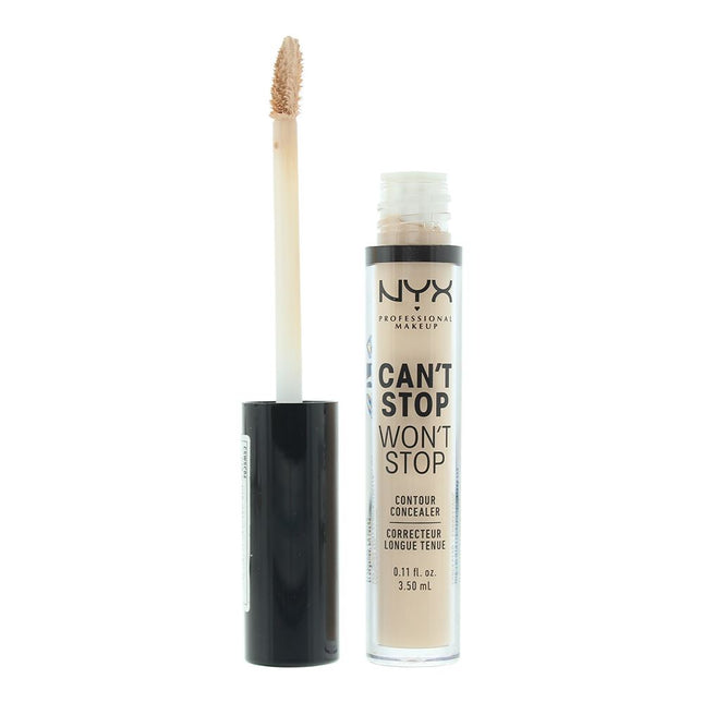 NYX Cant Stop Wont Stop 24H Concealer 3.5ml - Matte Vanilla