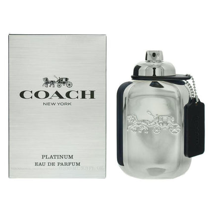 Coach Platinum Eau de Parfum 100ml Spray Mens - NEW. EDP - For Him