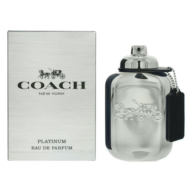 Coach Platinum Eau de Parfum 100ml Spray Mens - NEW. EDP - For Him