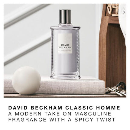 David Beckham Classic Homme Eau de Toilette 100ml Spray For Him
