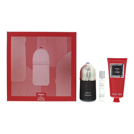 Cartier Pasha De Cartier Edition Noire Eau de Toilette 100ml + 10ml + Shower Gel