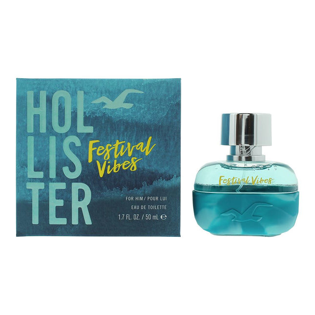 Hollister Festival Vibes For Him Eau de Toilette 50ml Spray for Him