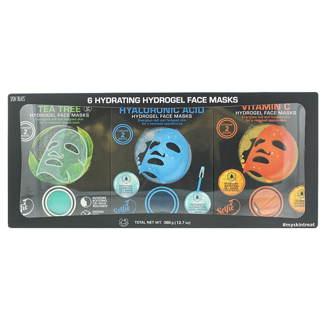 Skin Treats Hydrating Hydrogel Face Masks Gift Set - 6 x 60g