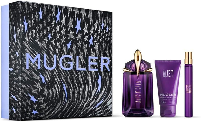 Mugler Alien Eau de Parfum For Her 120ml, Refillable Womens Perfume, Iconic Woody Floral Fragrance Revealing Ultimate Femininity with Sensual Jasmine Sambac, Cashmeran Wood & Enveloping White Amber