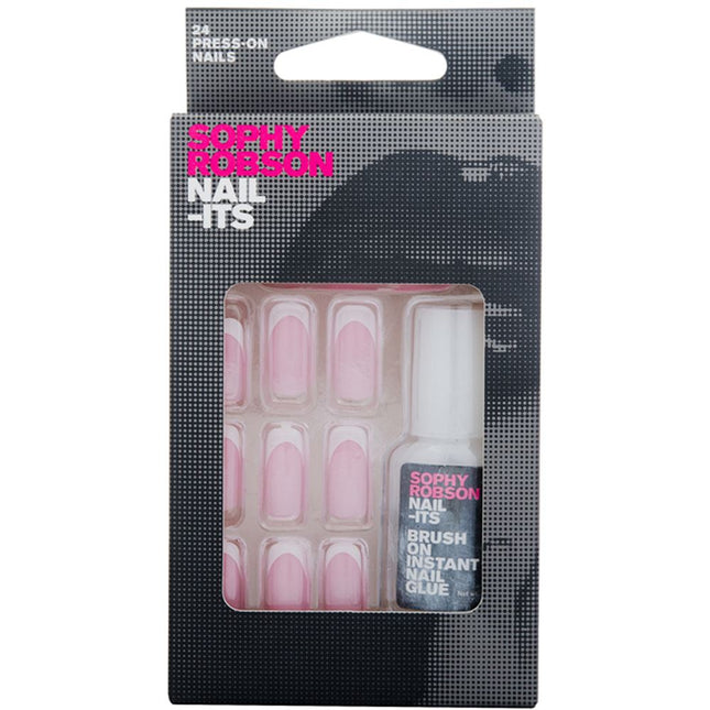 Sophy Robson NAIL-ITS False Nails White French Tip 24 Press-On Nails