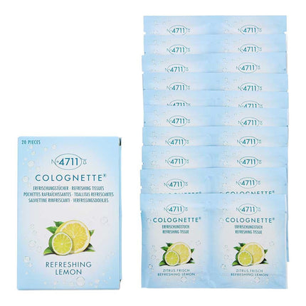 4711 Colognette Refreshing Lemon Tissues - 20 Pieces
