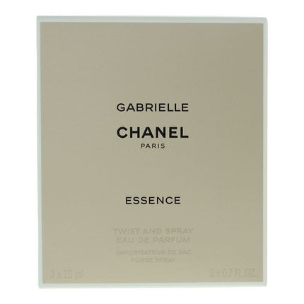Chanel Gabrielle Essence Twist & Spray Eau de Parfum 3 x 20ml Spray For Her