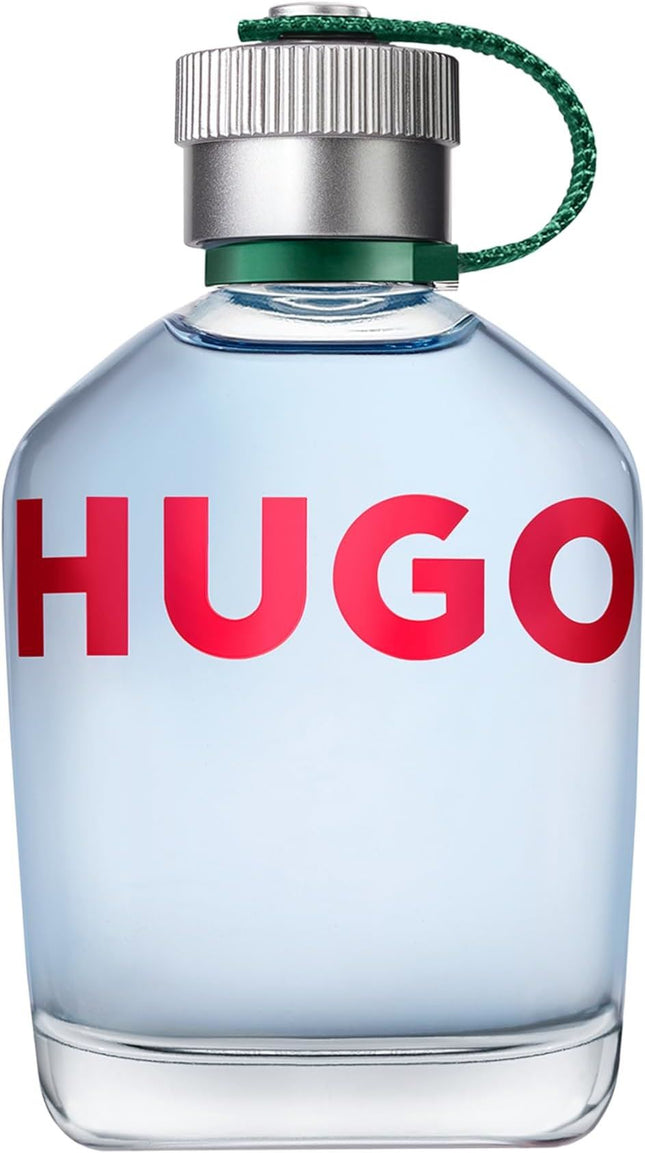 HUGO BOSS Man Eau de Toilette 200ml Mens Perfume, Notes of Crispy Green Apple and Fir Balsam, Aromatic Fragrance, Medium Longevity