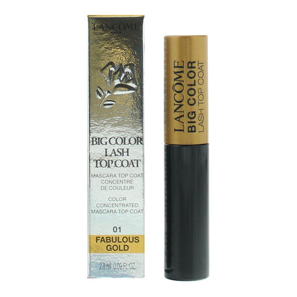 Lancome Monsieur Big Color Lash Top Coat Mascara 2.8ml - Fabulous Gold