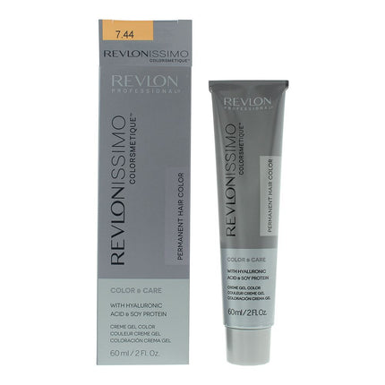 Revlon Revlonissimo Colorsmetique Hair Colour 60ml - 7.44 Medium Intensive Copper Blonde