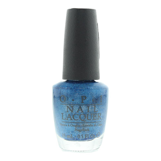 OPI Nail Polish 15ml Blue Chips NL903 Colour Lacquer Manicure Varnish Glitter
