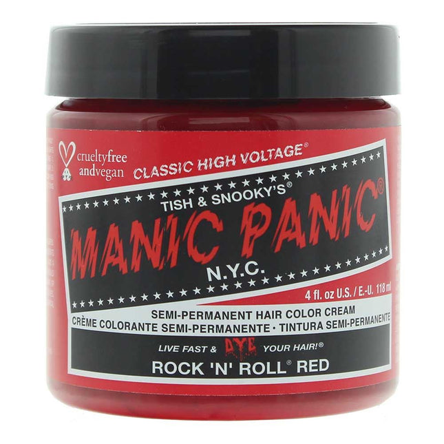 Manic Panic High Voltage Semi Permanent Hair Color Cream 118ml Rock n Roll Red