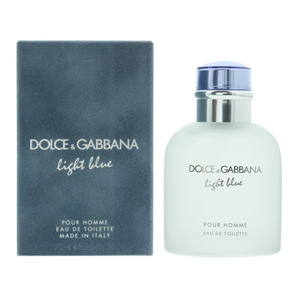 Dolce & Gabbana Light Blue Pour Homme Eau de Toilette 75ml Spray for Him
