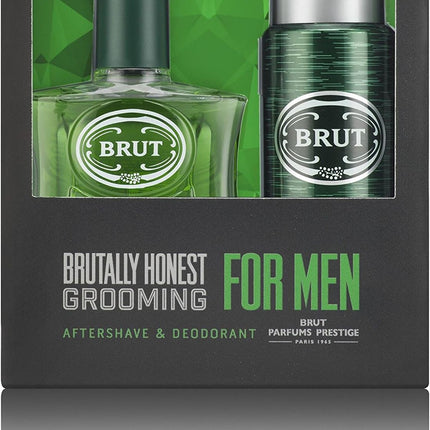 BRUT Deodorant 200ml & Original Aftershave 100ml Gift Set