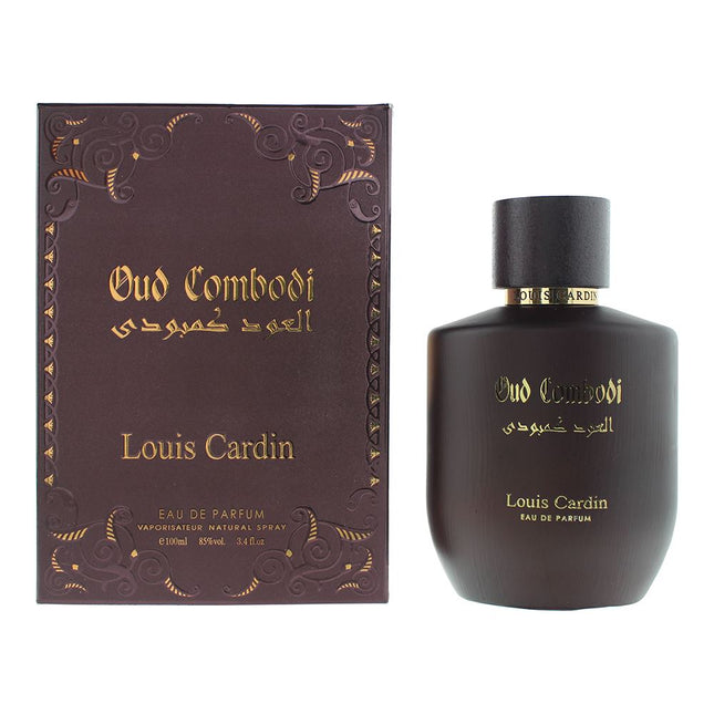 Louis Cardin Oud Cambodi Eau de Parfum 100ml Spray for Him