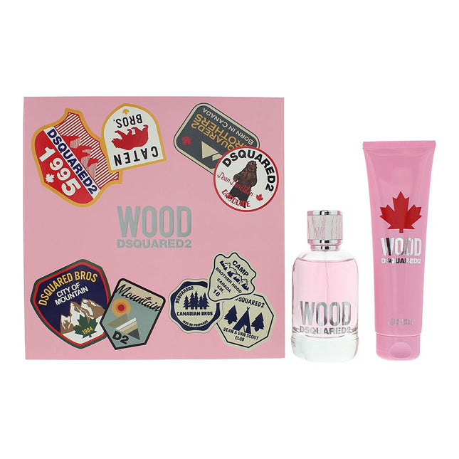 Dsquared2 Wood 2 Piece Eau De Toilette 100ml Gift Set