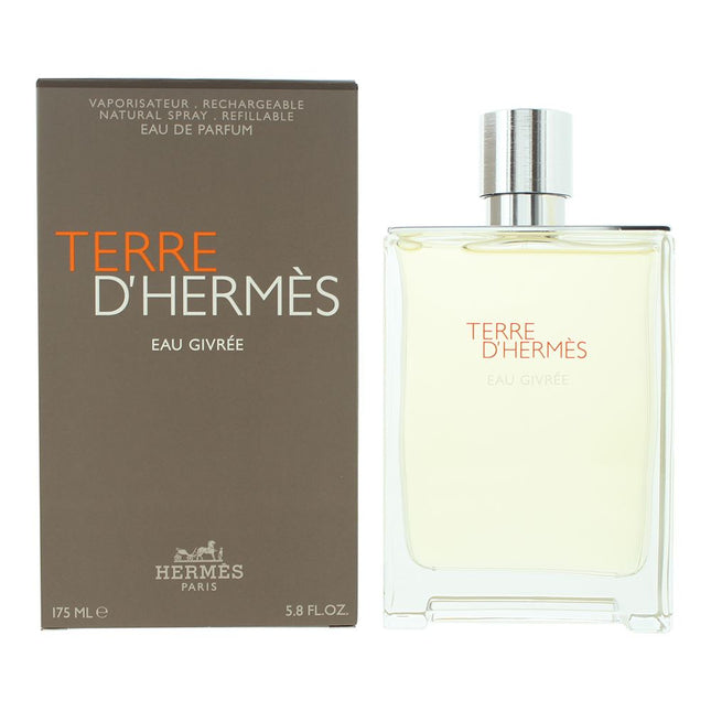 Hermes Terre Dhermes Eau Givree Eau de Parfum 175ml Refillable Spray for Him
