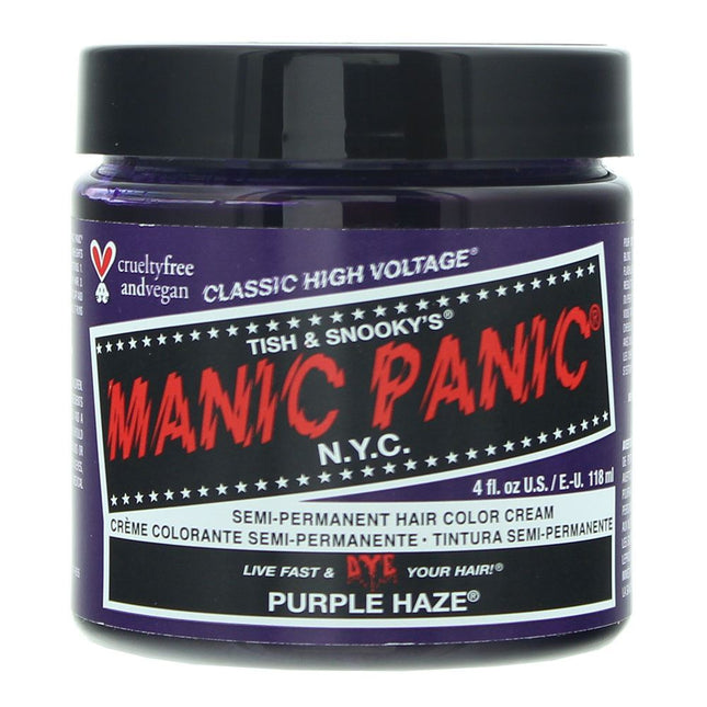 Manic Panic High Voltage Semi Permanent Hair Color Cream 118ml Purple Haze