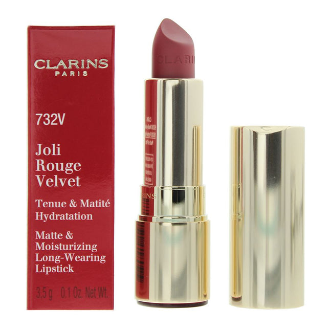 Clarins Joli Rouge Velvet Matte & Moisturizing Lipstick 3.5g - 732V Grenadine