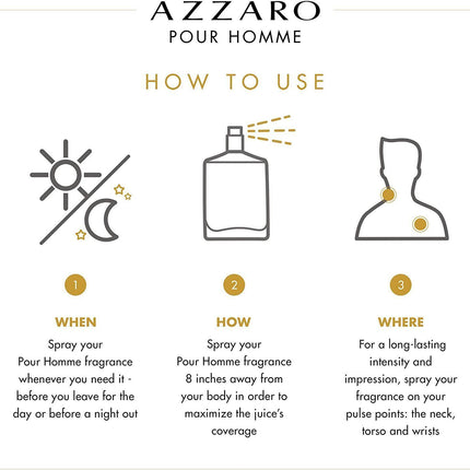 Azzaro Pour Homme Eau de Toilette 200ml