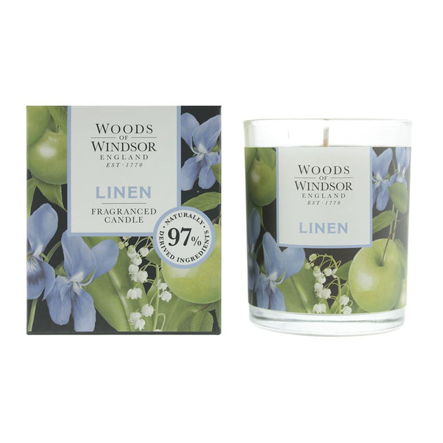 Woods Of Windsor Linen Fragranced Candle 150g