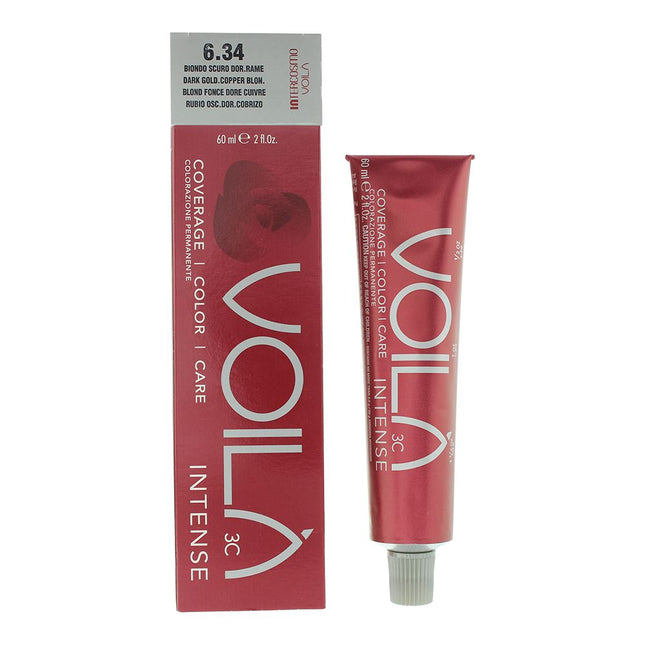 Intercosmo VoilÃ  3C Intense 6.34 Dark Golden Copper Blonde Hair Colour 60ml