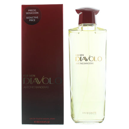 Antonio Banderas Diavolo For Men Eau de Toilette 200ml Spray - NEW. Mens EDT