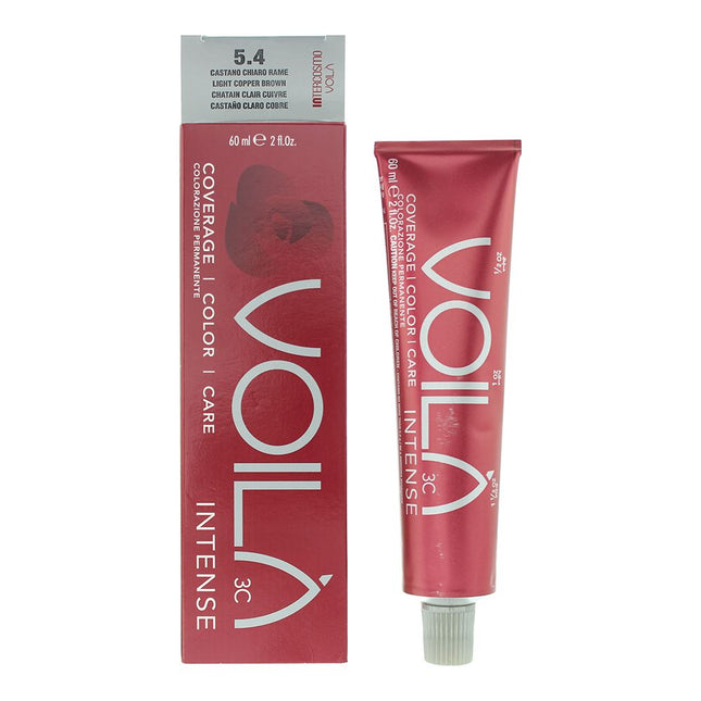 Intercosmo VoilÃ  3C Intense 5.4 Light Copper Brown Hair Colour 60ml