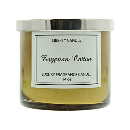 Liberty Candles Egyptian Cotton - Luxury Fragrance Candle 397g Twin Wick