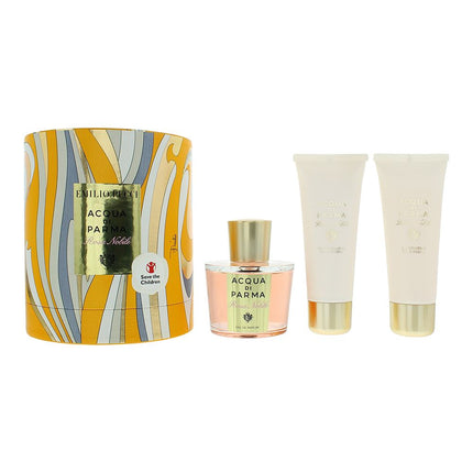 Acqua Di Parma Rosa Nobile 3 Piece Eau de Parfum 100ml Gift Set