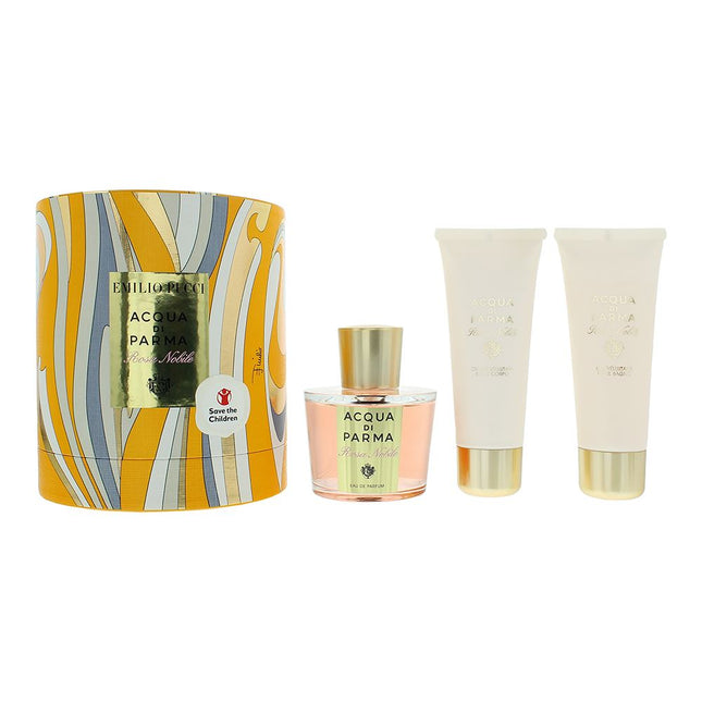 Acqua Di Parma Rosa Nobile 3 Piece Eau de Parfum 100ml Gift Set