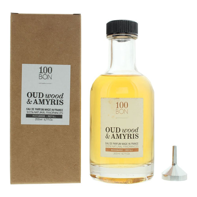 100 Bon Oud Wood & Amyris Eau de Parfum 200ml Refill Unisex