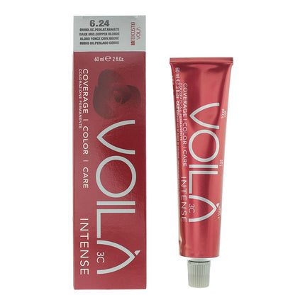Intercosmo VoilÃ  3C Intense 6.24 Dark Iridescent Copper Blonde Hair Colour 60ml