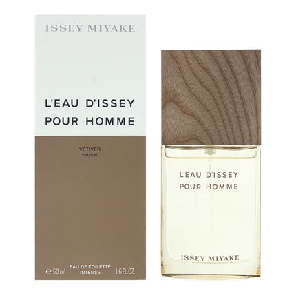 Issey Miyake Leau Dissey Pour Homme Vetiver Eau de Toilette 50ml Spray For Him