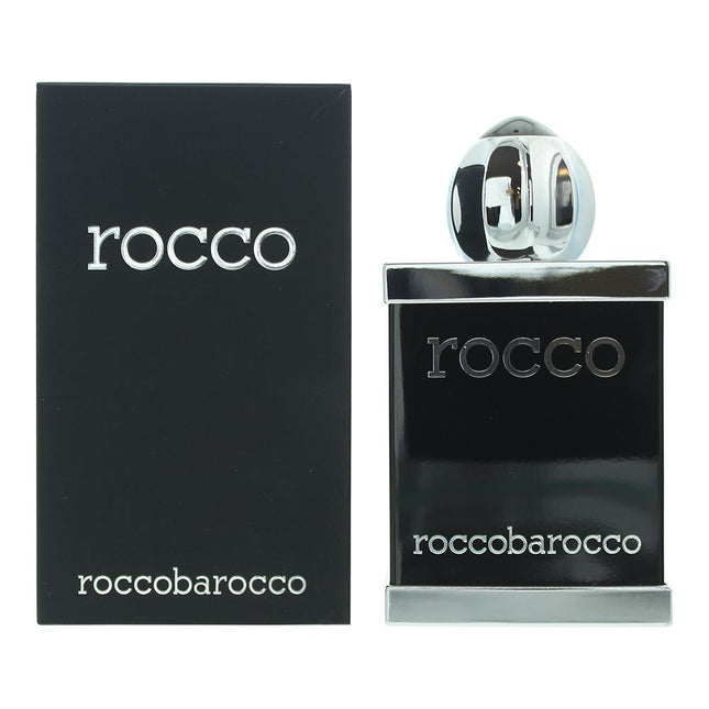 Rocco Barroco Black For Men Eau De Toilette 100ml Spray For Him