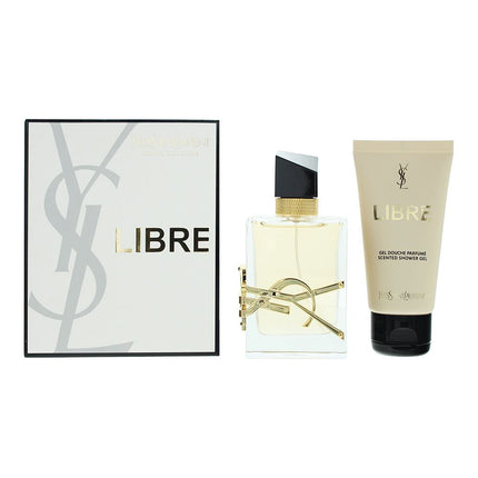 Yves Saint Laurent Libre Eau De Parfum 50ml + Shower Gel 50ml Gift Set for Her