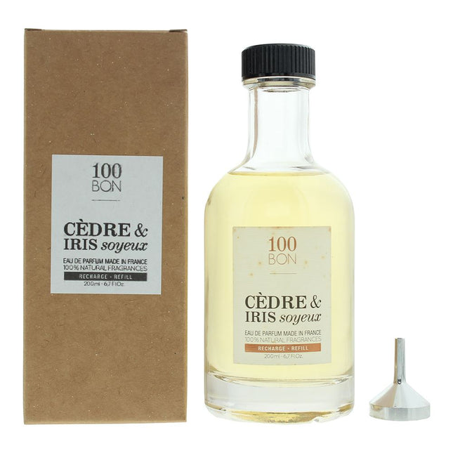 100 Bon Cedre & Iris Soyeux Eau de Parfum 200ml Refill Unisex