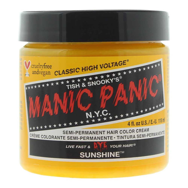 Manic Panic High Voltage Semi Permanent Hair Color Cream 118ml Sunshine
