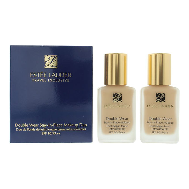 Estee Lauder Double Wear Stay In Place Makeup Foundation 2 x 30ml - 1w2 Sand