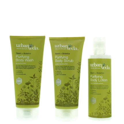 Urban Veda Purifying Body Ritual Gift Set Neem + Botanics