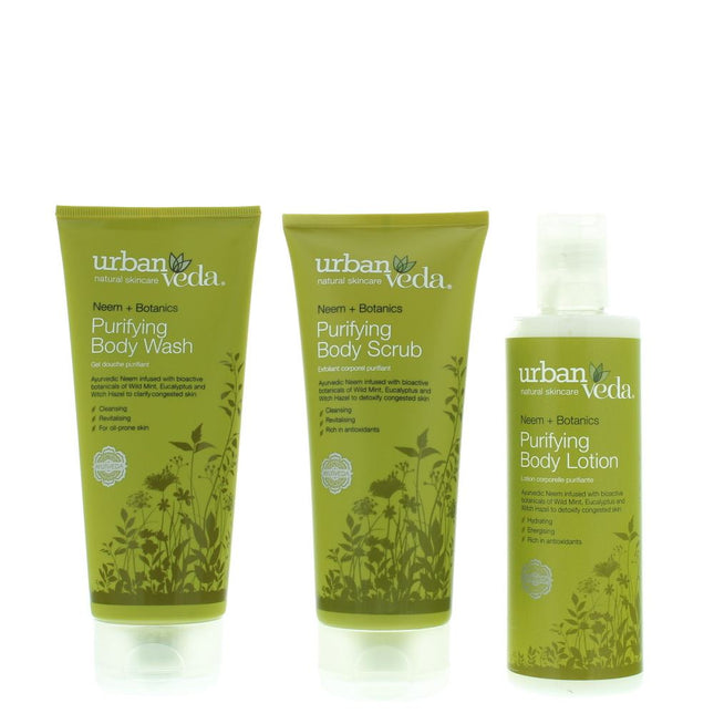 Urban Veda Purifying Body Ritual Gift Set Neem + Botanics