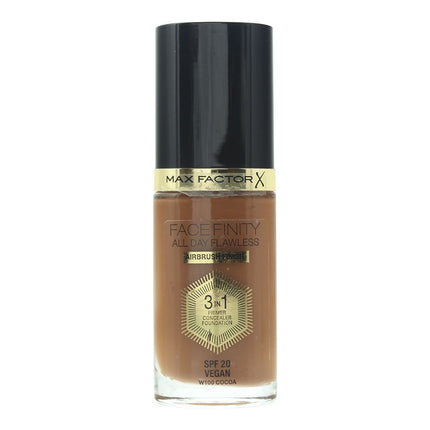 Max Factor Face Finity All Day Flawless 3 In 1 Foundation 30ml - 100 Sun Tan