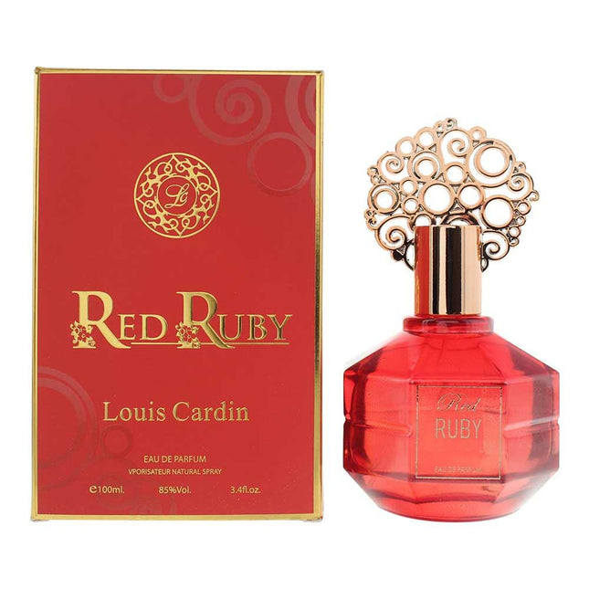 Louis Cardin Red Ruby Eau de Parfum 100ml Spray for Her