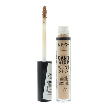 NYX Cant Stop Wont Stop 24H Concealer 3.5ml - Soft Beige