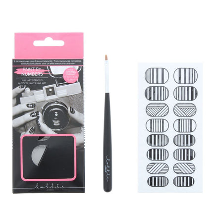 Lottie Paint By Numbers - Nail Art Stencils